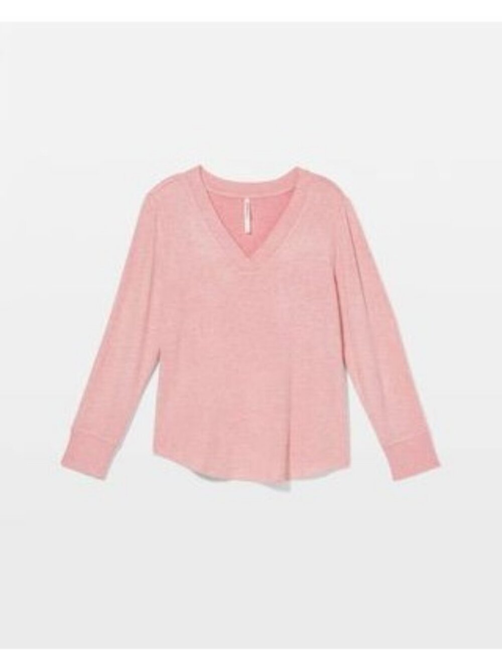 NEW Soma Pink Pajama Top Cozyluxe Womens XS Long Sleeve Soft Lounge Comfy